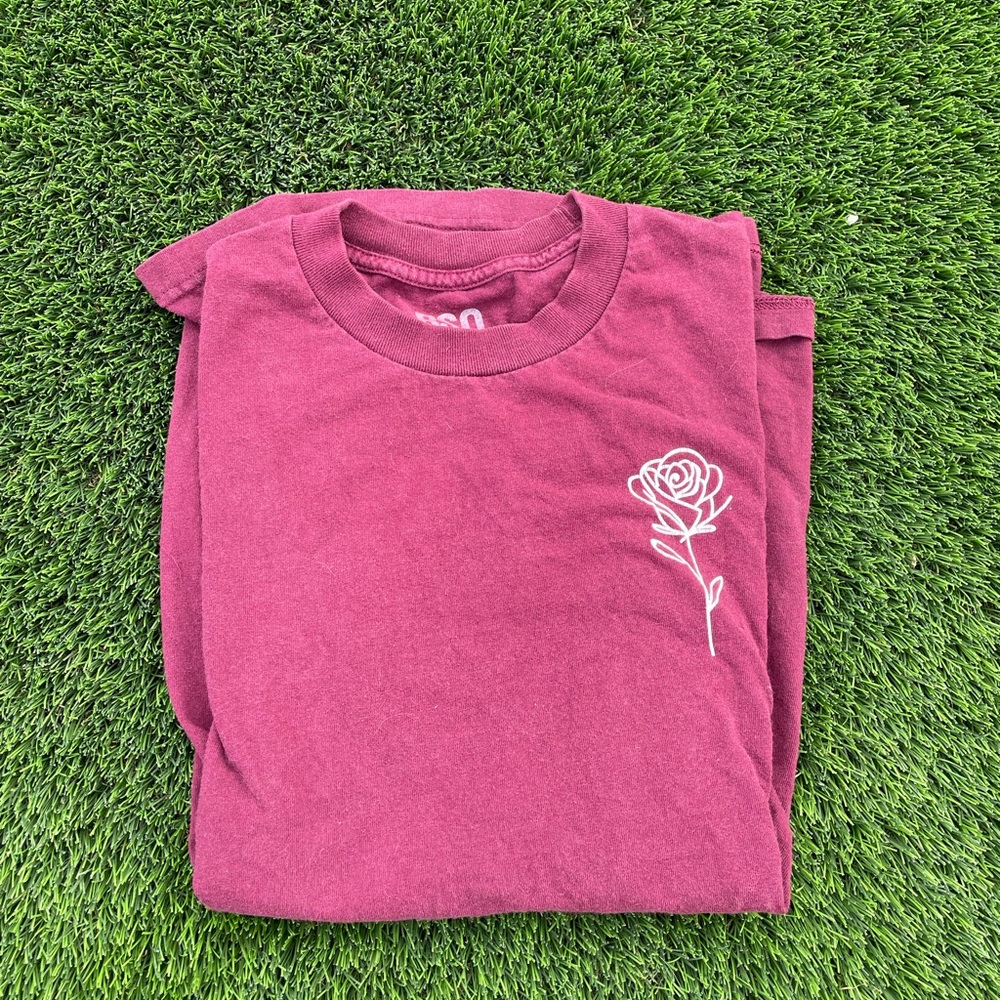 Burgundy T Shirt